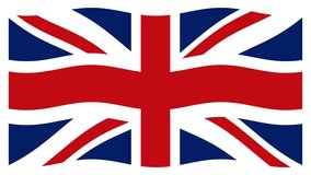 Animated line graphs rise over a waving UK flag on a clean white background. - Powered by Shutterstock - Get 15% off with code: PIKWIZARD15