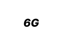 6G symbol on data center. The concept of iot, cellular mobile communications, internet of things and digital wireless network 4k rendering animation. Expansion on server racks. - Powered by Shutterstock - Get 15% off with code: PIKWIZARD15