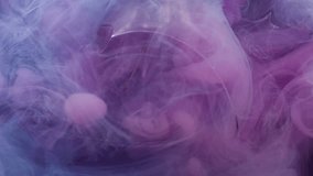 Cracked light bulb. Vapor paint. Defocused purple blue color fluid splash smoke cloud filling cracked glass in water on abstract background. - Powered by Shutterstock - Get 15% off with code: PIKWIZARD15