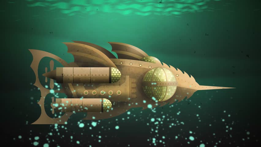 submarine nautilus underwater dive navigation