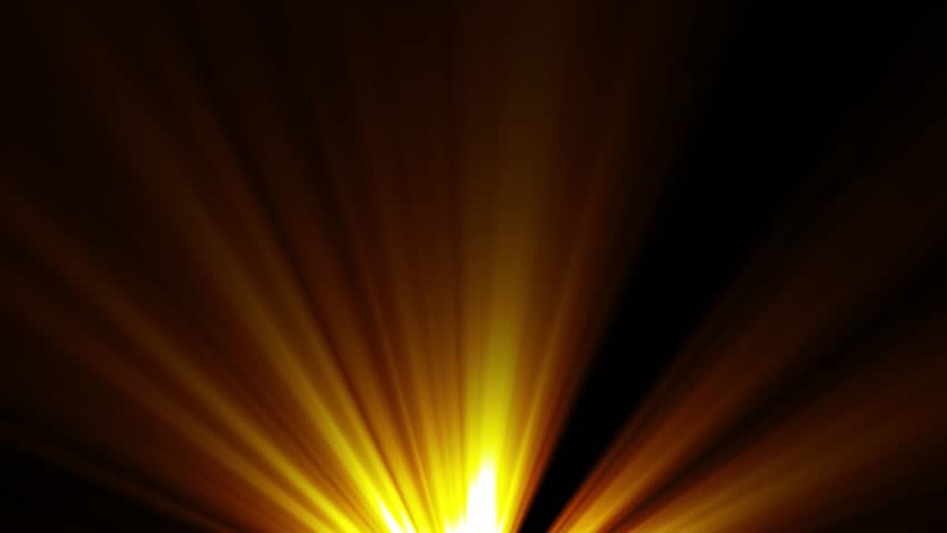 Radiant shimmering golden light burst animation background for luxury motion and video design	