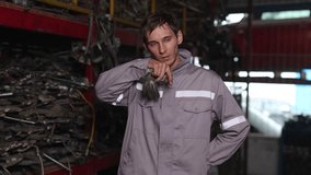 tired engineer worker hard work fatigue male staff brake relax in factory warehouse indoor hot weather confined air flow working space - Powered by Shutterstock - Get 15% off with code: PIKWIZARD15