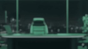 A sleek robotic hand interacts with a virtual globe featuring sustainability icons and environmental statistics in a modern office setting, promoting eco-friendly initiatives. Auvana - Powered by Shutterstock - Get 15% off with code: PIKWIZARD15