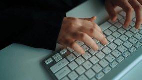 Hands Typing on Keyboard with AI Conceptual Overlays Representing Technology, Innovation, and Advanced Digital Solutions. Asymptotic smart data analytic. - Powered by Shutterstock - Get 15% off with code: PIKWIZARD15