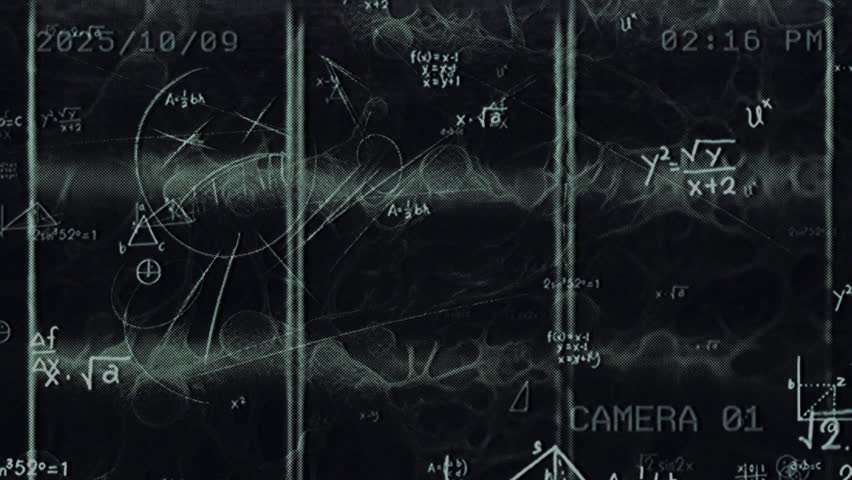 A red error warning sign with glitch effects appears over a magnified 3D rendering of a cellular organism. This conceptual animation represents biological malfunction, infection, disease, or a technol