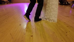 Slow motion shot of couple dancing warmly together symbolizing affection - Powered by Shutterstock - Get 15% off with code: PIKWIZARD15