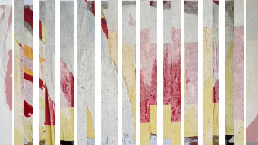 Torn posters abstract grunge stop motion animation - Powered by Shutterstock - Get 15% off with code: PIKWIZARD15
