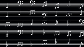 Feel the rhythm as musical notes spring to life on the staff, creating a vibrant symphony. Perfect for music projects, education and creative expressions. - Powered by Shutterstock - Get 15% off with code: PIKWIZARD15