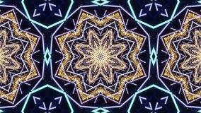 Golden and blue glowing star geometric mandala moving with vibrant particle motion. Seamless looping 4K video background. - Powered by Shutterstock - Get 15% off with code: PIKWIZARD15