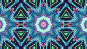 Colorful kaleidoscope radial pattern glowing with bright symmetry and vivid light motion. Seamless looping 4K video background. - Powered by Shutterstock - Get 15% off with code: PIKWIZARD15