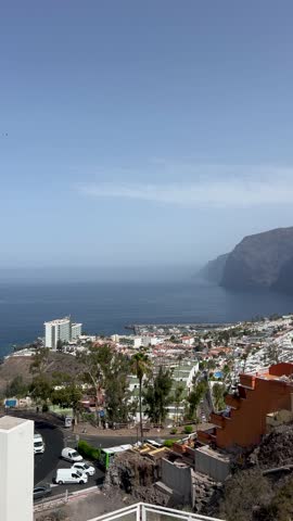 Experience the Absolutely Breathtaking Coastal View That Overlooks a Beautiful Scenic Town