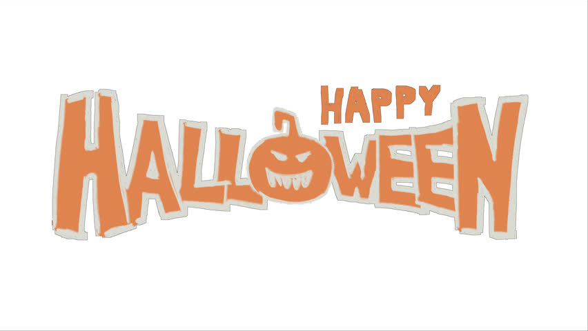 Cheerful animated sticker with “Happy Halloween” lettering. Great for titles, intros, and seasonal social media posts.