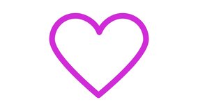 Animated lines forming a love icon. Great for Valentine's Day, web, business, and entertainment. - Powered by Shutterstock - Get 15% off with code: PIKWIZARD15