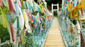 Beautiful view of the suspension bridge near Paro, Bhutan, surrounded by mountains and rivers. A symbol of culture, adventure, and Himalayan beauty—perfect for travel and landscape visuals. - Powered by Shutterstock - Get 15% off with code: PIKWIZARD15