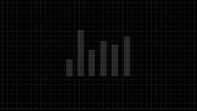 Animated business data visualization bar chart purple pink neon grid background. Animated bar graph chart data visualization business finance purple pink neon 4k loop. - Powered by Shutterstock - Get 15% off with code: PIKWIZARD15