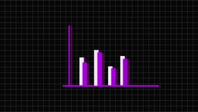 Animated bar graph data visualization purple white abstract background 4k motion graphics. Animated business bar graph data visualization purple white abstract 4k motion. - Powered by Shutterstock - Get 15% off with code: PIKWIZARD15