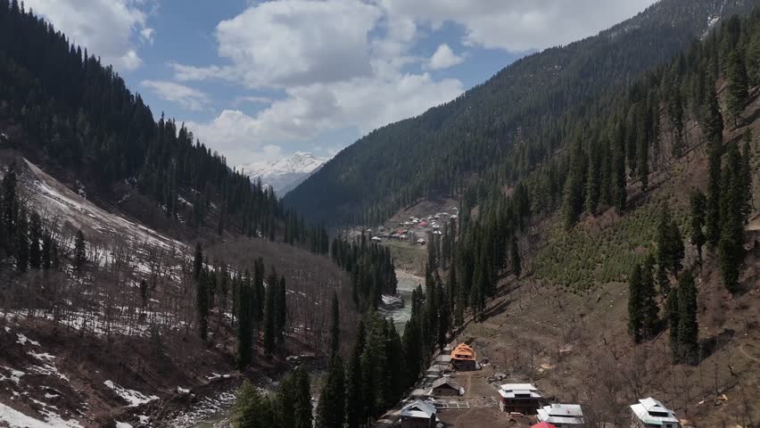 Beautiful Mountain Landscape of Kashmir
