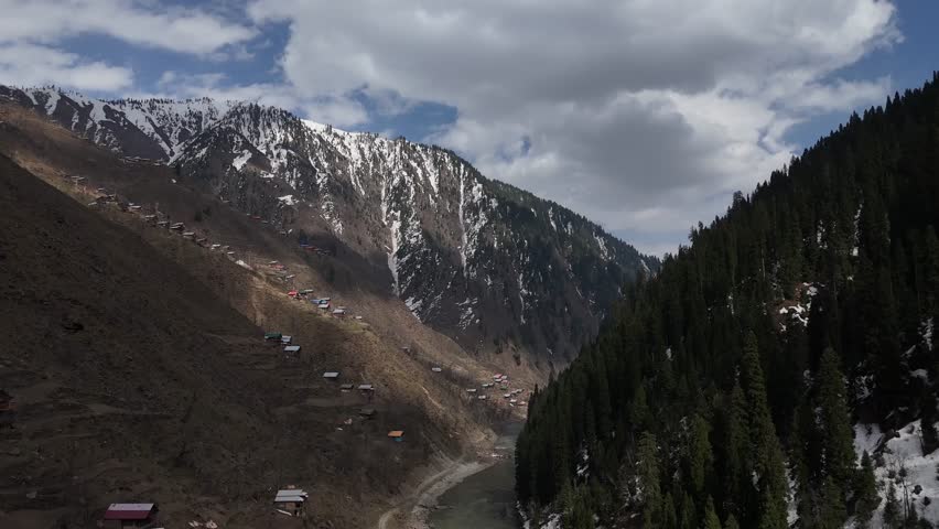 Snow Covered Mountains of Kashmir