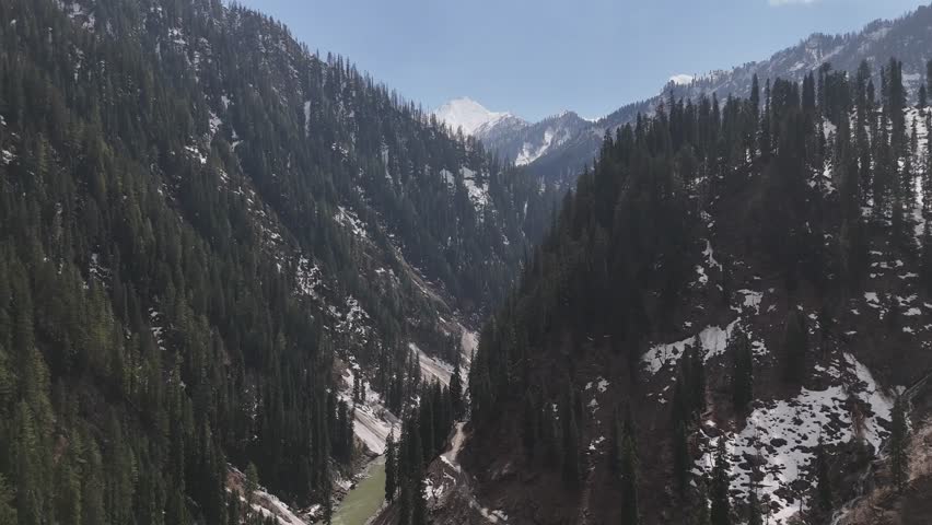 Snow Covered Mountains of Kashmir