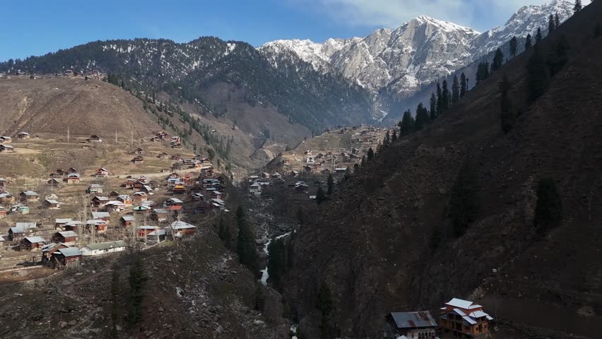 Beautiful Mountain Landscape of Kashmir