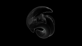 Black Glossy Abstract Liquid Flow Animation Dynamic Background Loop - Powered by Shutterstock - Get 15% off with code: PIKWIZARD15