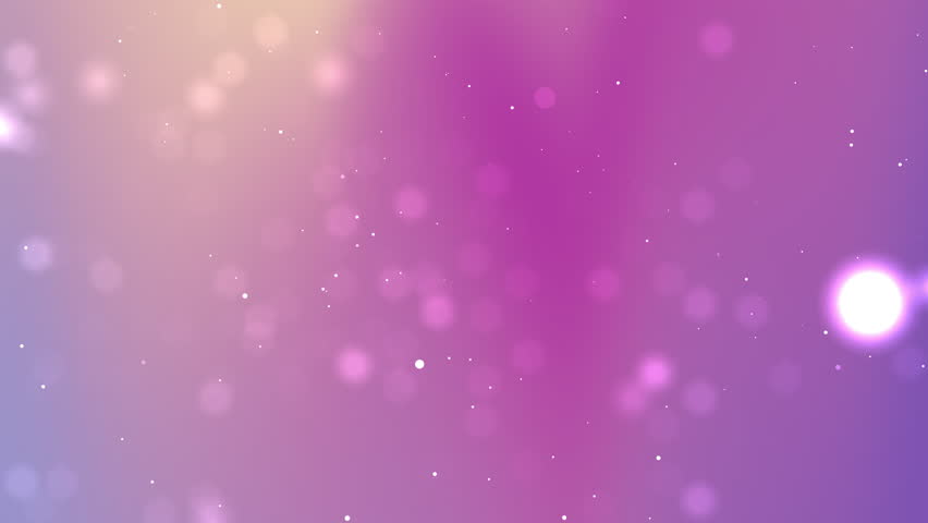 Blurred background with bokeh and sparkles abstract design. 4K Video