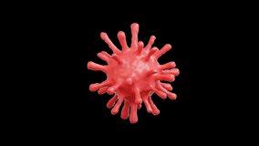 Coronavirus economic warning sign virus 3D animation - Powered by Shutterstock - Get 15% off with code: PIKWIZARD15