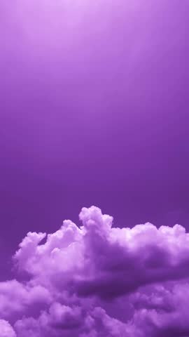 purple tone sky clouds on a bright sunny day