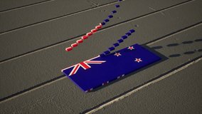 New Zealand Flag - Slow Motion Animation - Powered by Shutterstock - Get 15% off with code: PIKWIZARD15