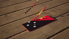 Papua New Guinea Flag - Slow Motion - Powered by Shutterstock - Get 15% off with code: PIKWIZARD15