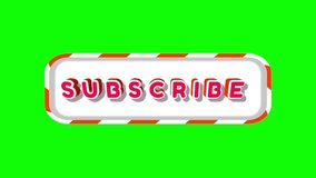 Boost Your Channel with this Animated Subscribe Button! Eye-Catching 3D Text  Flashing Lights on a Green Screen Background	 - Powered by Shutterstock - Get 15% off with code: PIKWIZARD15