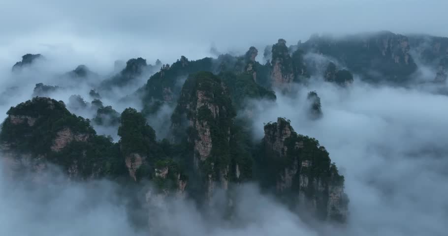 Beautiful landscape in Zhangjiajie, china