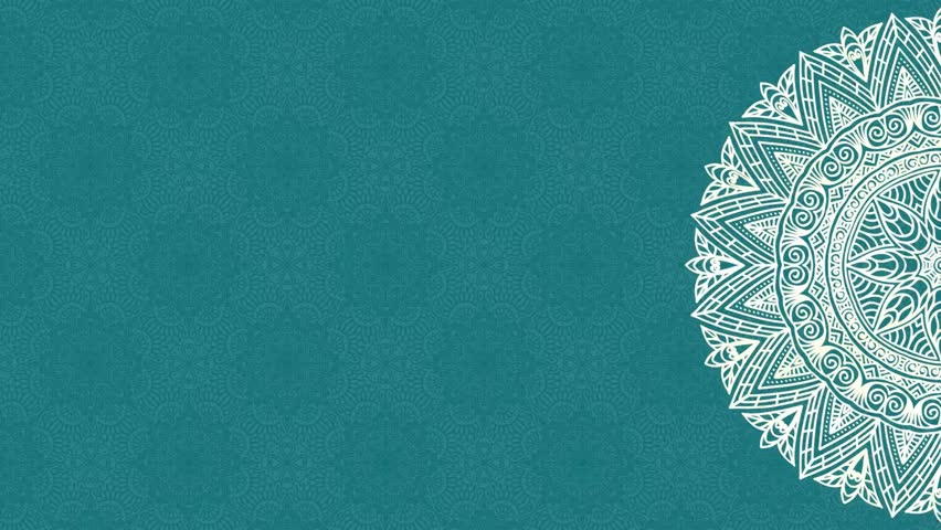 eid Al Fitr mandala sytle Paper Craft Ramadan Kareem Background in 4K Resolution Lantern Islamic Ramadan Background with Moon and Lanters. Loop Ready