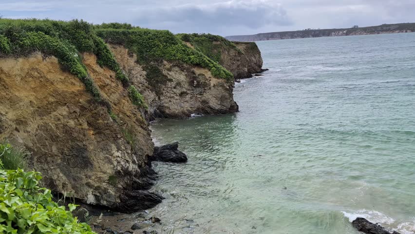 Goulien Beach in Crozon, Brittany, France