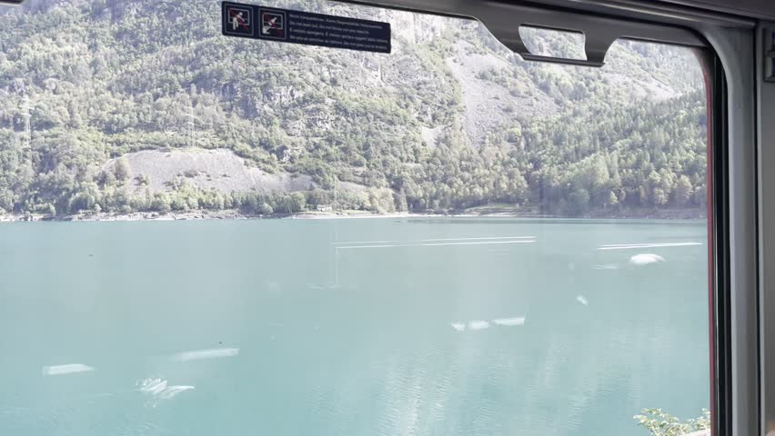 Alpes In Switzerland, train rout to Switzerland 