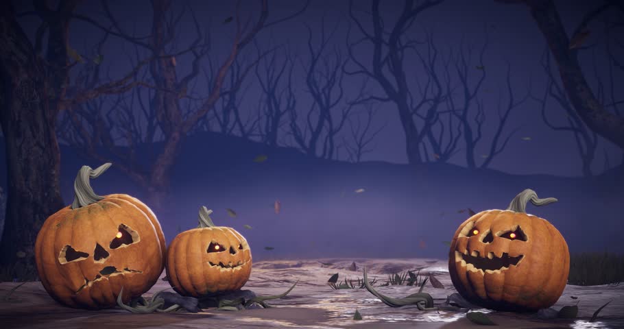 Funny Talking Pumpkins — Halloween 3D Animation