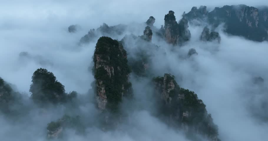 Beautiful landscape in Zhangjiajie, china