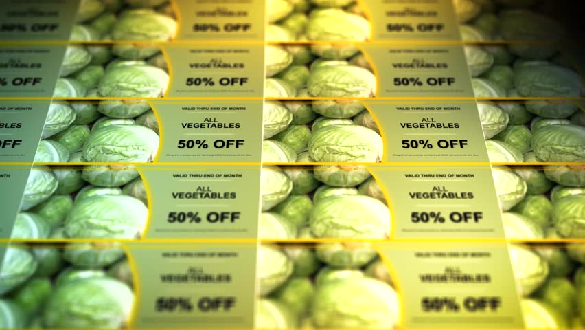 Generic Produce Coupons for Imaginary Grocery Store