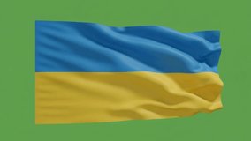 Vibrant Ukrainian flag waves, symbolizing freedom, national pride, and solidarity with Ukraine, perfect for news, events, or patriotic designs - Powered by Shutterstock - Get 15% off with code: PIKWIZARD15
