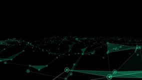 After network loading, bars rising, shifting, changing hues and oscillating to visualize waveform. Digital, futuristic, vibrant, motion, technology, data, abstract - Powered by Shutterstock - Get 15% off with code: PIKWIZARD15