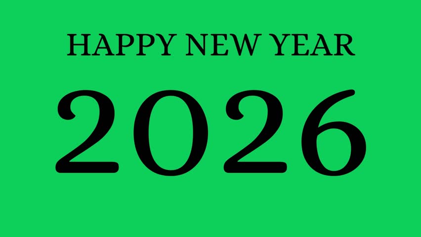 2026 Happy new year Video Animation! We wish you Happy New Year 
