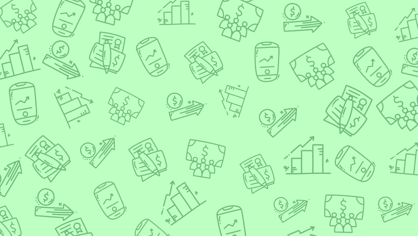 Money icon pattern with finance illustration ideal for financial websites, blogs, social media, presentations, and marketing materials