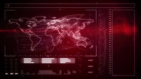 Scanning indicator appearing starting map dashboard rising bars plotting lines showing data trends. Technology, analytics, data, visualization, dashboard, dashboard interface, digital - Powered by Shutterstock - Get 15% off with code: PIKWIZARD15