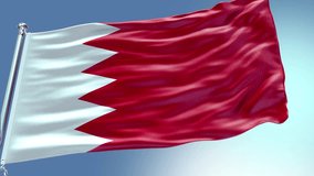  A photorealistic looping animation of the Qatar flag waving gracefully in the wind, showcasing its maroon and white colors with natural fabric movement. - Powered by Shutterstock - Get 15% off with code: PIKWIZARD15