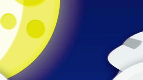  A serene animation of an aircraft gliding through starry night skies above cloud layers, illuminated by a bright full moon. Perfect for travel themes and aviation content. - Powered by Shutterstock - Get 15% off with code: PIKWIZARD15