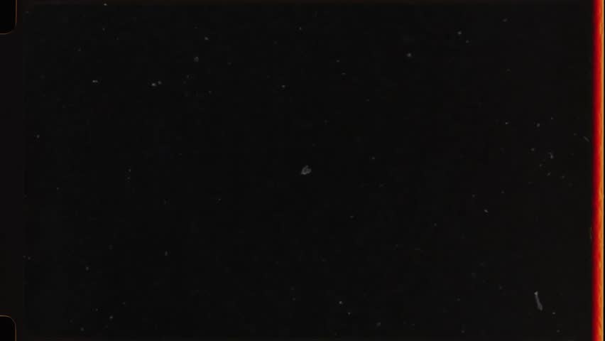 Authentic super 8mm film frame with scratches and dust