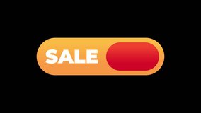 Sale 10 Percent Off Animated Badge, Promotional Discount Sticker Video, E-commerce Special Offer Banner Loop with Orange and Red Typography - Powered by Shutterstock - Get 15% off with code: PIKWIZARD15