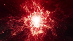 Looping Abstract Red Energy Waves Background. Glowing Fluid Motion, Light Streaks, and Dynamic Lines Animation. Futuristic Plasma, Liquid Fire, and Neon Flow Effect. burst streams. fireball. fire - Powered by Shutterstock - Get 15% off with code: PIKWIZARD15