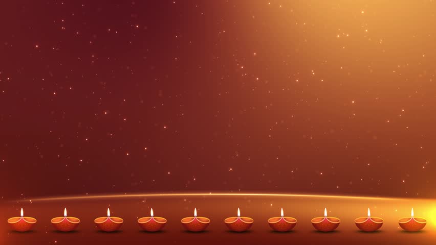 Happy Diwali festival of lights design decorative diya lamp. Happy Diwali festival oil lamp, Rangoli decoration holiday Background rangoli, celebration greeting Diya Lamps Burning and Bokeh Lights