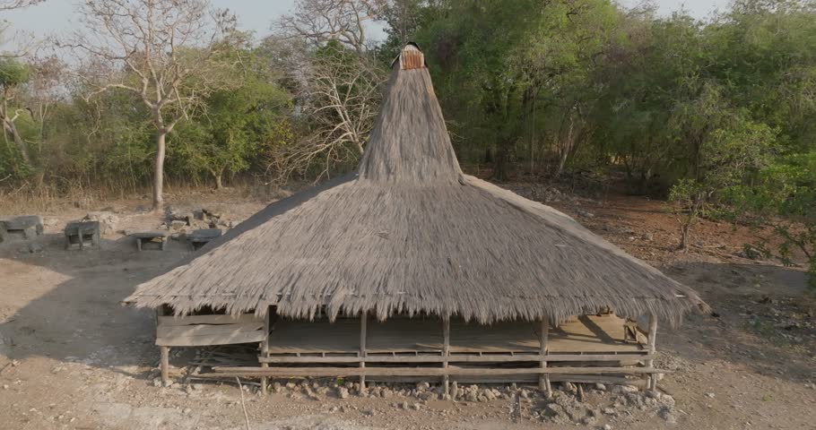 Sumbanese Traditional House In Indonesia